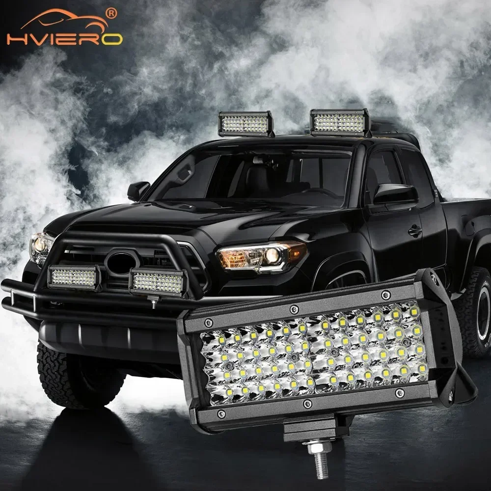 1/2Pcs 72W Light Bar Work Lights Spotlight IP68 LED Lamp for Truck Driving Offroad Boat Car Tractor SUV 12V Led Lamps 3030 SMD
1/2Pcs 72W Light Bar Work Lights Spotlight IP68 LED Lamp for Truck Driving Offroad Boat Car Tractor SUV 12V Led Lamps 3030 SMD