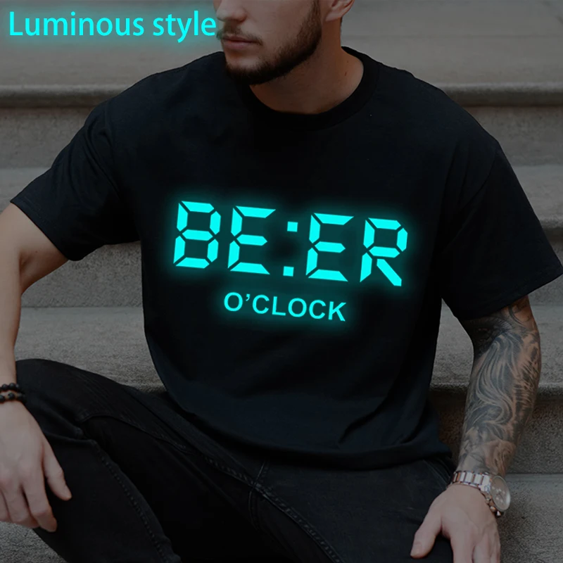 It Is Beer Time Graphic T Shirt for Men Vintage Funny Luminous Style O Neck Tees Classic Male Short Sleeve Beer Party Tees Gift
It Is Beer Time Graphic T Shirt for Men Vintage Funny Luminous Style O Neck Tees Classic Male Short Sleeve Beer Party Tees Gift