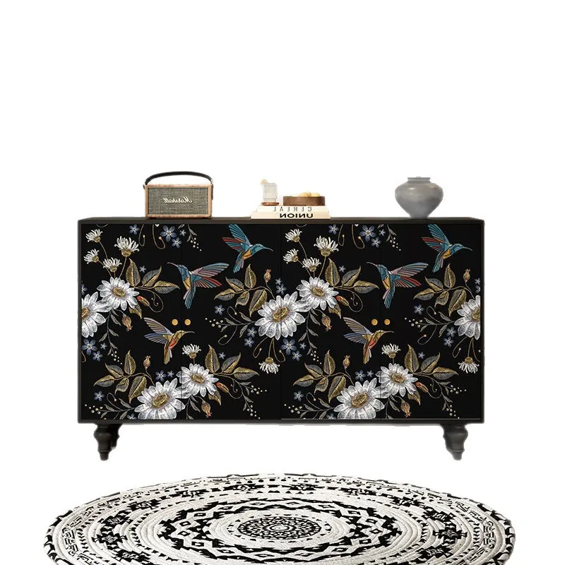 French retro entrance cabinet art dining side cabinet living room bedroom solid wood locker
French retro entrance cabinet art dining side cabinet living room bedroom solid wood locker