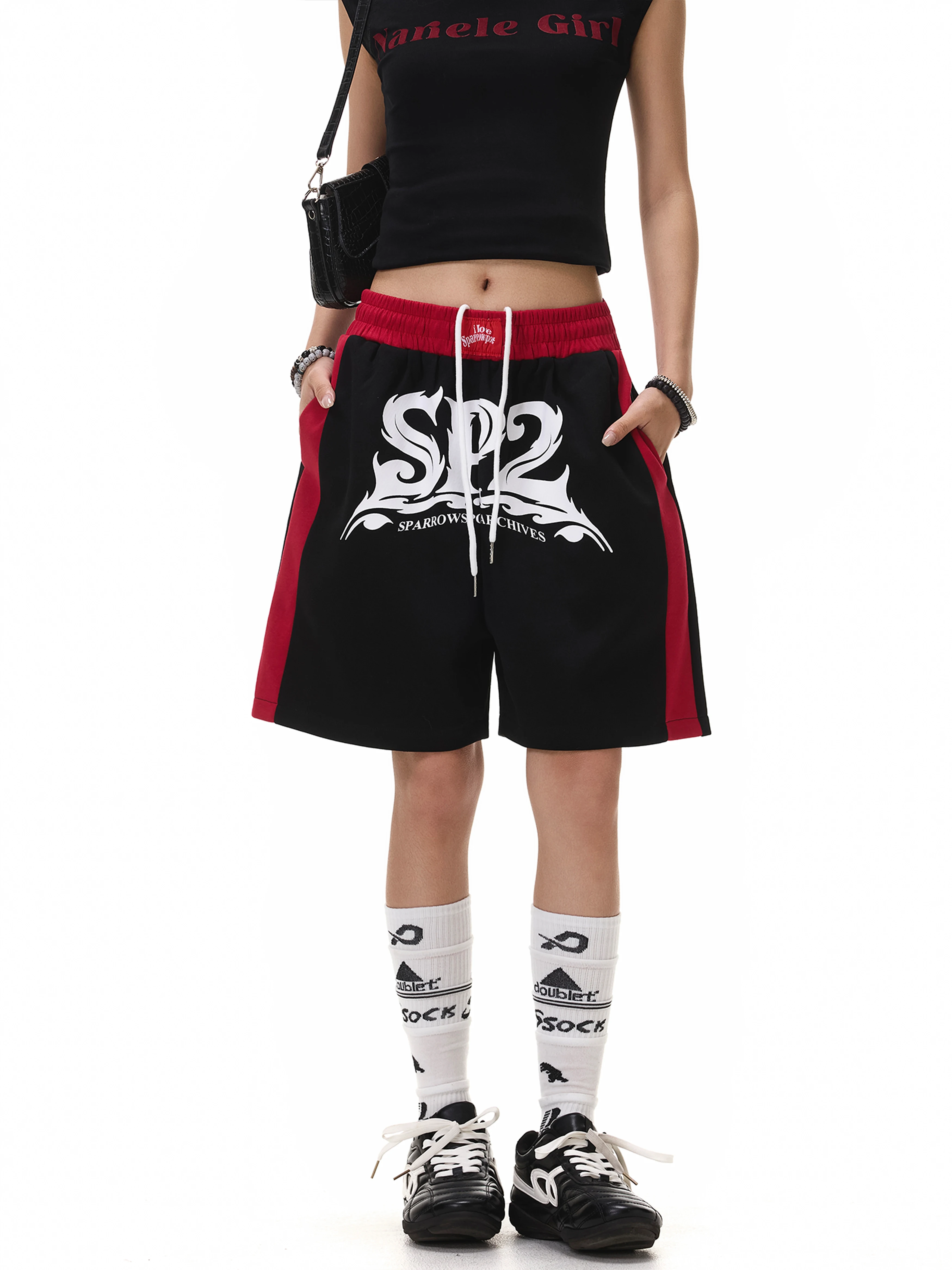 American Retro Letter Print Color Block Design Casual Five-Point Pants Summer Loose Wide Leg Sports Shorts Polyester Cotton B...
American Retro Letter Print Color Block Design Casual Five-Point Pants Summer Loose Wide Leg Sports Shorts Polyester Cotton B...