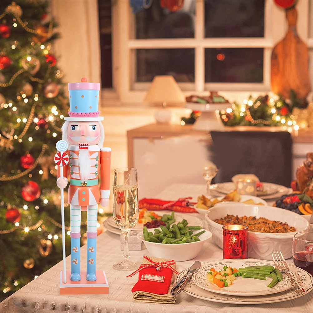 50Cm Christmas Ornament Wooden Decoration Xmas Desktop Craft Figure Nutcrackers For Holiday Home Decor Nutcracker Soldier Puppet 
50Cm Christmas Ornament Wooden Decoration Xmas Desktop Craft Figure Nutcrackers For Holiday Home Decor Nutcracker Soldier Puppet