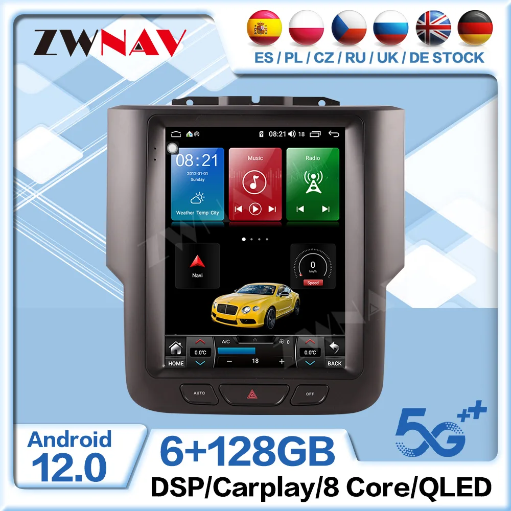 Carplay Receiver For Dodge RAM 1500 2500 3500 2014-2018 Tesa- Car Radio 1 Din Android Multimedia Player Auto Touch Screen Stereo
Carplay Receiver For Dodge RAM 1500 2500 3500 2014-2018 Tesa- Car Radio 1 Din Android Multimedia Player Auto Touch Screen Stereo