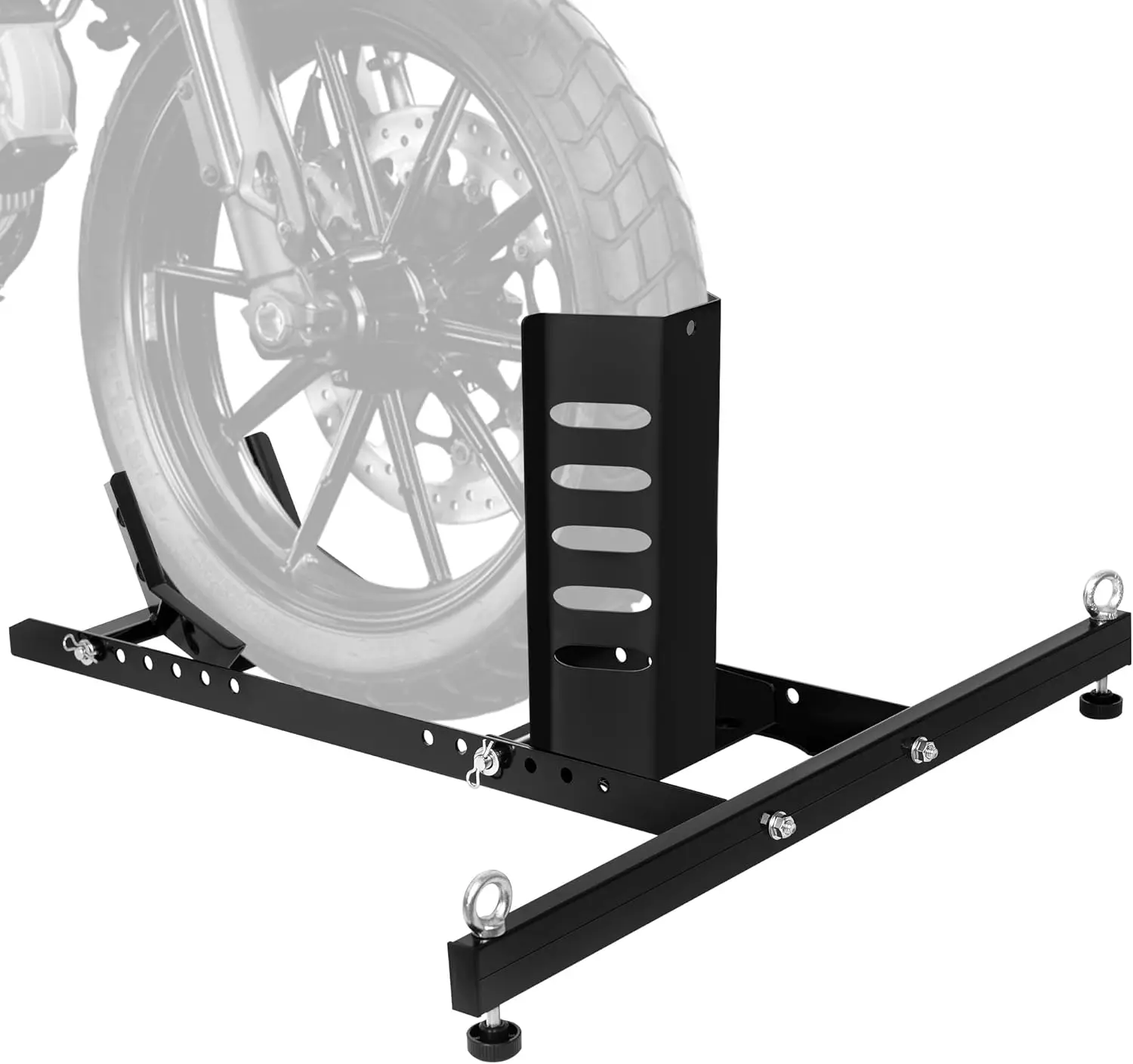Universal Heavy Duty Motorcycle Wheel Chock for Trailer, Cruiser, Sports & Dirt Bikes, Adjustable Stand up to 1800 lb Capacity
Universal Heavy Duty Motorcycle Wheel Chock for Trailer, Cruiser, Sports & Dirt Bikes, Adjustable Stand up to 1800 lb Capacity
