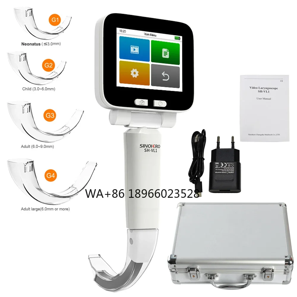 Portable Handheld Clear Vision Convenient Operation Veterinary Disposable Video Laryngoscope for Animal or Human Use 
Portable Handheld Clear Vision Convenient Operation Veterinary Disposable Video Laryngoscope for Animal or Human Use