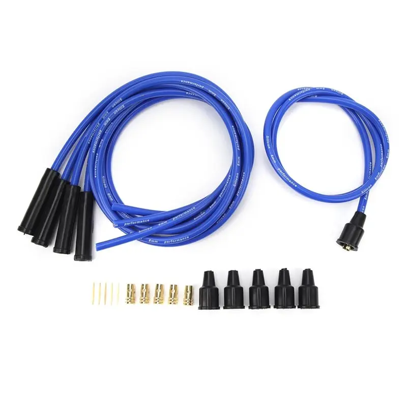 Ignition System Parts-1 Meter 8Mm Length Spark Plug Wire Set For 4 Cylinder Classic Car Applications Blue-M54K
Ignition System Parts-1 Meter 8Mm Length Spark Plug Wire Set For 4 Cylinder Classic Car Applications Blue-M54K