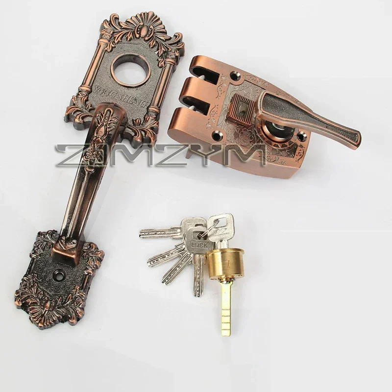 Retro Door Handle Lock Zinc alloy Vintage Bedroom Wood Door lock Anti-theft Home Room Safety Door Locks
Retro Door Handle Lock Zinc alloy Vintage Bedroom Wood Door lock Anti-theft Home Room Safety Door Locks