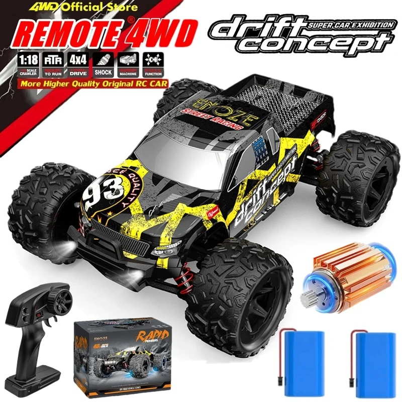 4WD All Terrain Fast RC Cars 40KPH Водонепроницаемый внедорожный пульт дистанционного управления Monster Truck 2,4 ГГц Высокоскоростной автомобиль для взрослых мальчиков и детей 
4WD All Terrain Fast RC Cars 40KPH Водонепроницаемый внедорожный пульт дистанционного управления Monster Truck 2,4 ГГц Высокоскоростной автомобиль для взрослых мальчиков и детей