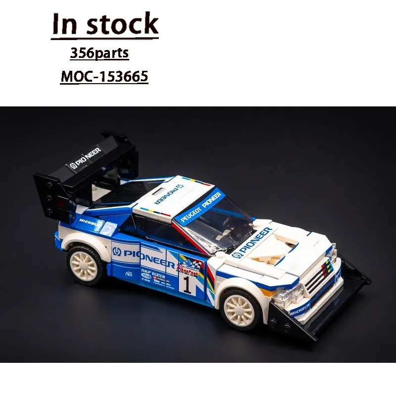 MOC-153665 Iconic 405 T16 GR Sports Car Racing Building Block Model 356 Parts MOC Creative Gift for Boys Children's Birthday Toy 
MOC-153665 Iconic 405 T16 GR Sports Car Racing Building Block Model 356 Parts MOC Creative Gift for Boys Children's Birthday Toy