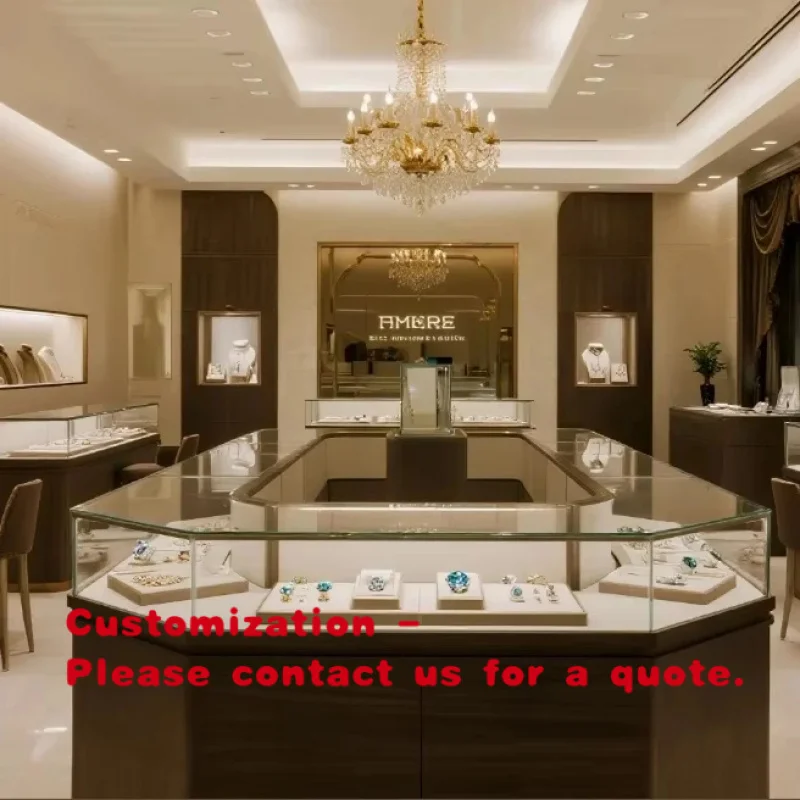 custom.Wooden Glass Jewelry Counter Cabinet with Storage Drawers Retail Shop
custom.Wooden Glass Jewelry Counter Cabinet with Storage Drawers Retail Shop