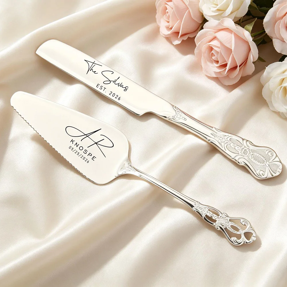 Personalized Wedding Cake Serving Set Custom Name Cake Knife Shovel Bridal Shower Gift Celebrate Special Day Beautiful Keepsake
Personalized Wedding Cake Serving Set Custom Name Cake Knife Shovel Bridal Shower Gift Celebrate Special Day Beautiful Keepsake