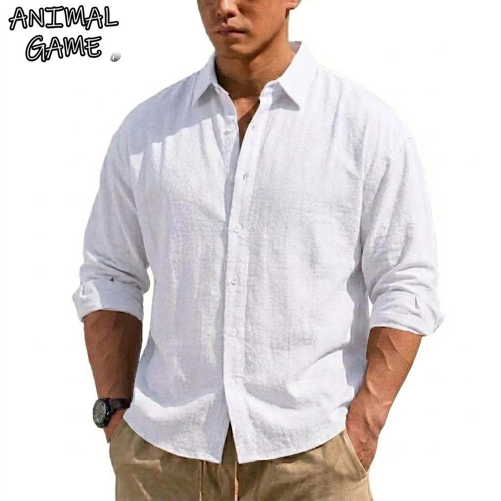 New Men's Long Sleeve Cotton Shirt Luxury T Shirt Elegant Men's Linen Shirts Autumn Breathable Hawaiian Shirts Button T-shirt
New Men's Long Sleeve Cotton Shirt Luxury T Shirt Elegant Men's Linen Shirts Autumn Breathable Hawaiian Shirts Button T-shirt