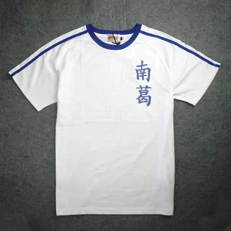No.10 Anime Captain Tsubasa Cosplay Nankatsu Football Team Ozora Cotton Top Tee Shirt White Blue Short Sleeve T-shirt
No.10 Anime Captain Tsubasa Cosplay Nankatsu Football Team Ozora Cotton Top Tee Shirt White Blue Short Sleeve T-shirt