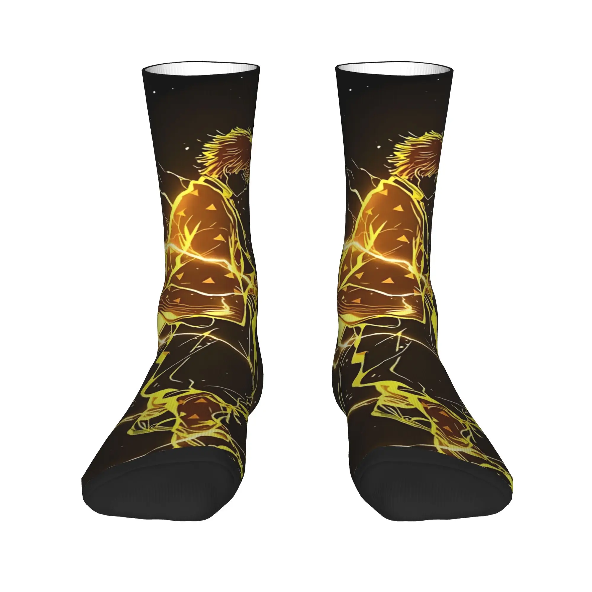 Funny Sock Bandai Demon Slayer Zenitsu Agatsuma Lightning Rock Seamless Pattern Printed Men Crew Socks Novelty Men's Socks
Funny Sock Bandai Demon Slayer Zenitsu Agatsuma Lightning Rock Seamless Pattern Printed Men Crew Socks Novelty Men's Socks