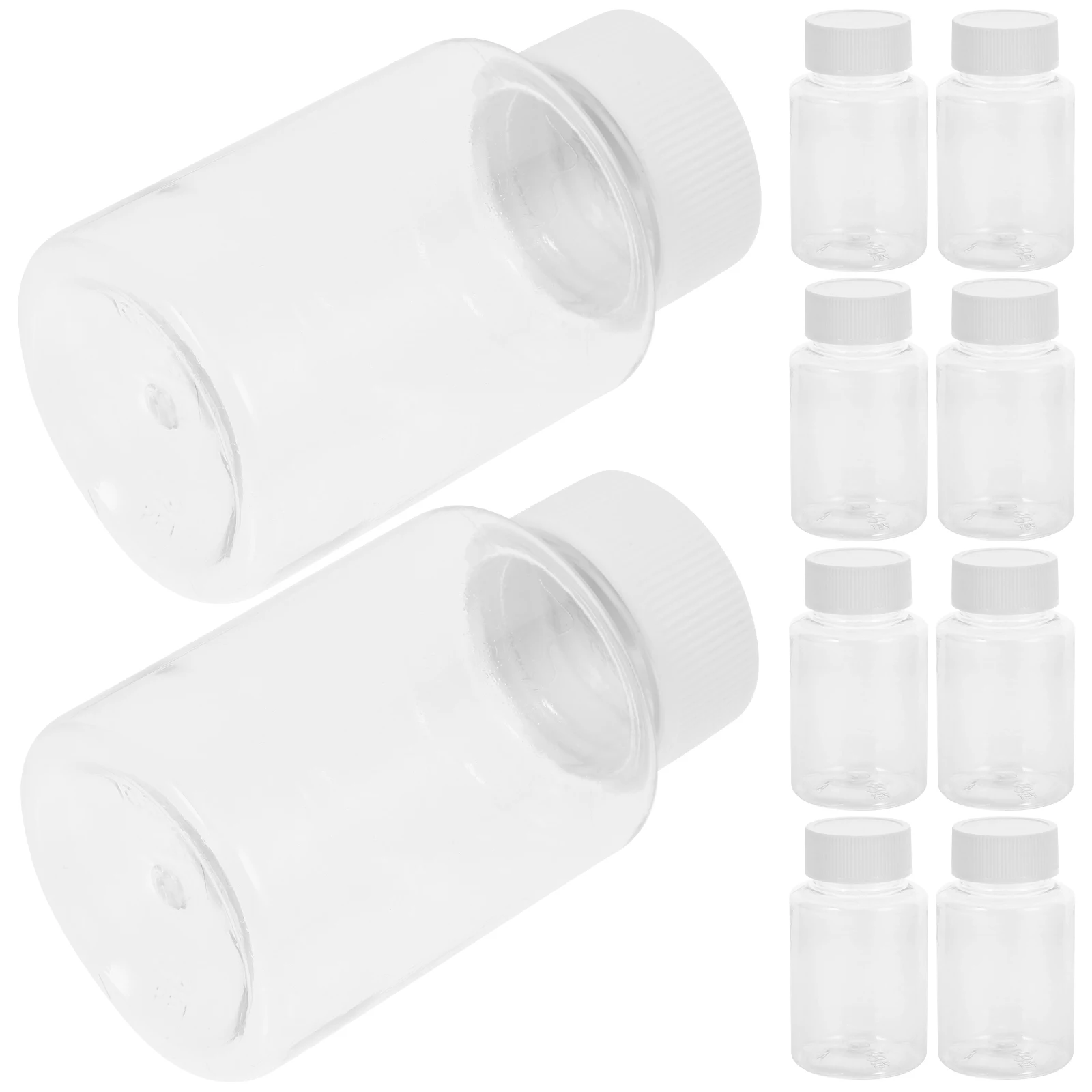 12pcs 100ml Clear Refillable Storage Bottles Travel Containers Portable Small Plastic Bottles for Medicines Liquid
12pcs 100ml Clear Refillable Storage Bottles Travel Containers Portable Small Plastic Bottles for Medicines Liquid