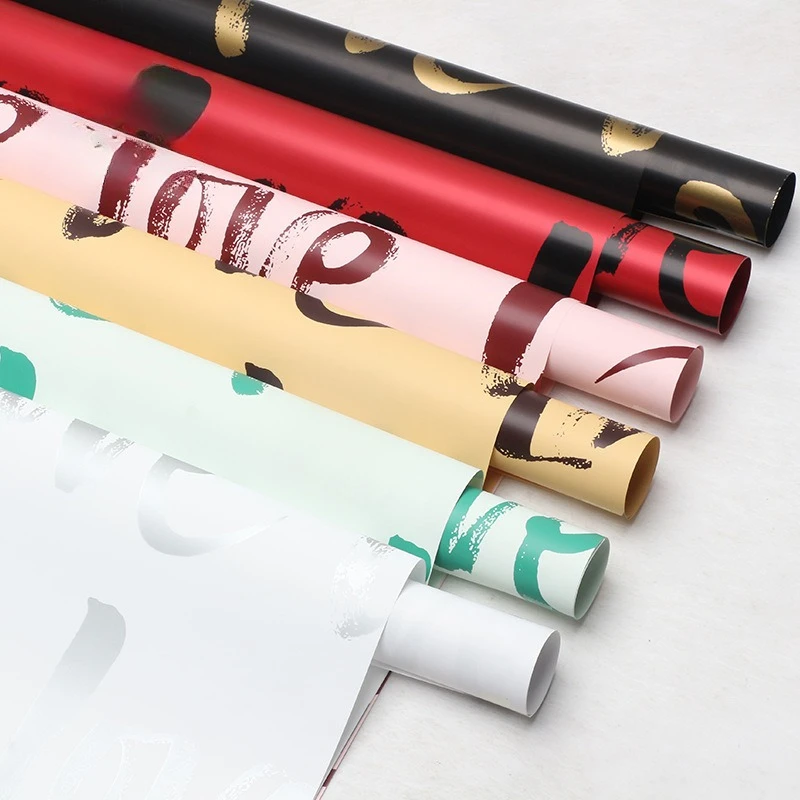 Plastic Film Love Wrapping Flower Paper DIY Handmade Gift Paper Flower Shop Specialized for Floral Arrangements Waterproof
Plastic Film Love Wrapping Flower Paper DIY Handmade Gift Paper Flower Shop Specialized for Floral Arrangements Waterproof