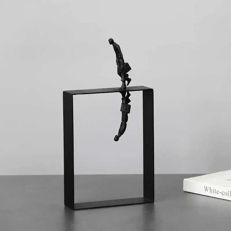 Minimalist Abstract Metal Character Figurine Reflection Sculpture Desktop Home Decoration Art Craft Miniature Ornament
Minimalist Abstract Metal Character Figurine Reflection Sculpture Desktop Home Decoration Art Craft Miniature Ornament