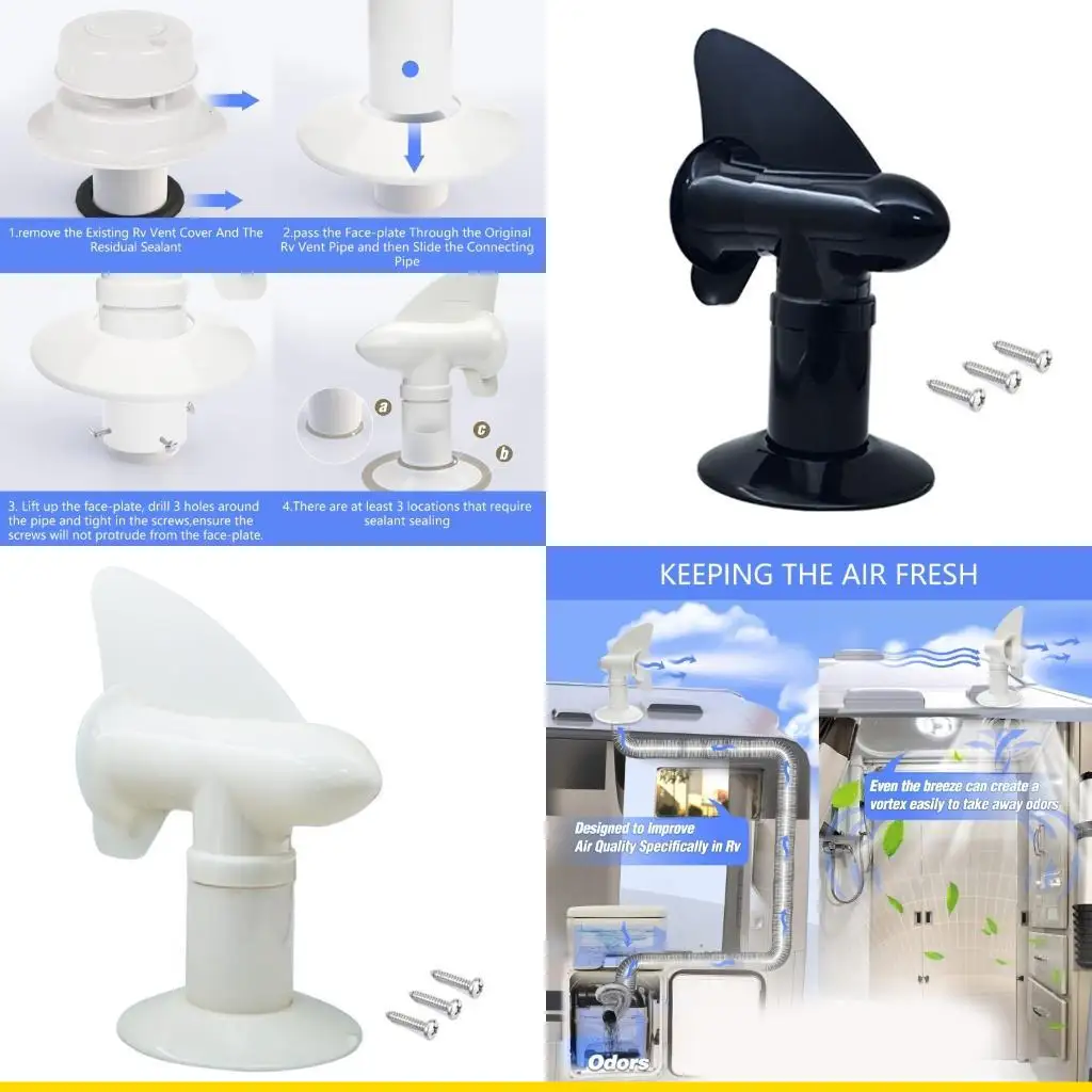 SZCH RVs Sewer Vent Cap Cover Wind Powered Airflows For Holding Odor Control
SZCH RVs Sewer Vent Cap Cover Wind Powered Airflows For Holding Odor Control