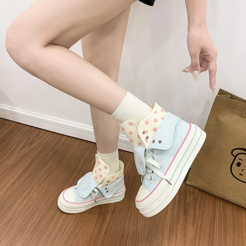 Women's Spring and Summer Outdoor Casual Thick-soled Non-slip High-top Shoes 2026 New Fashion Shoes
Women's Spring and Summer Outdoor Casual Thick-soled Non-slip High-top Shoes 2026 New Fashion Shoes