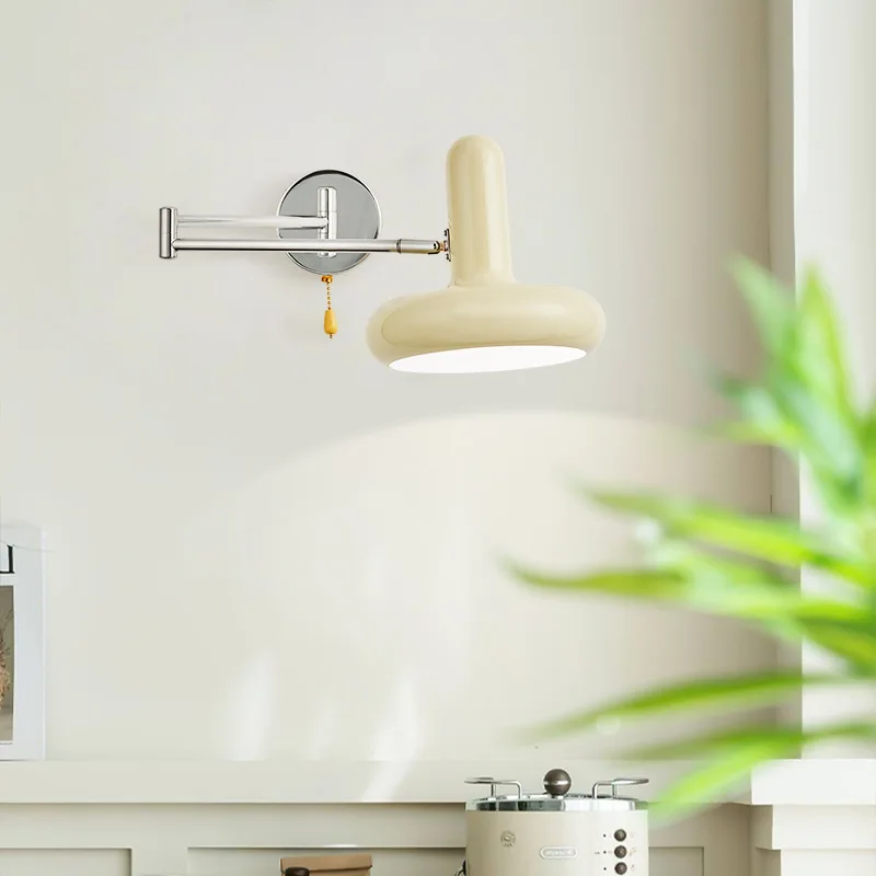 Скандинавский кремовый ветровой поворотный кронштейн, выдвижной настенный светильник, подходит для изголовья спальни, гостиной, фоновый настенный светильник
Скандинавский кремовый ветровой поворотный кронштейн, выдвижной настенный светильник, подходит для изголовья спальни, гостиной, фоновый настенный светильник