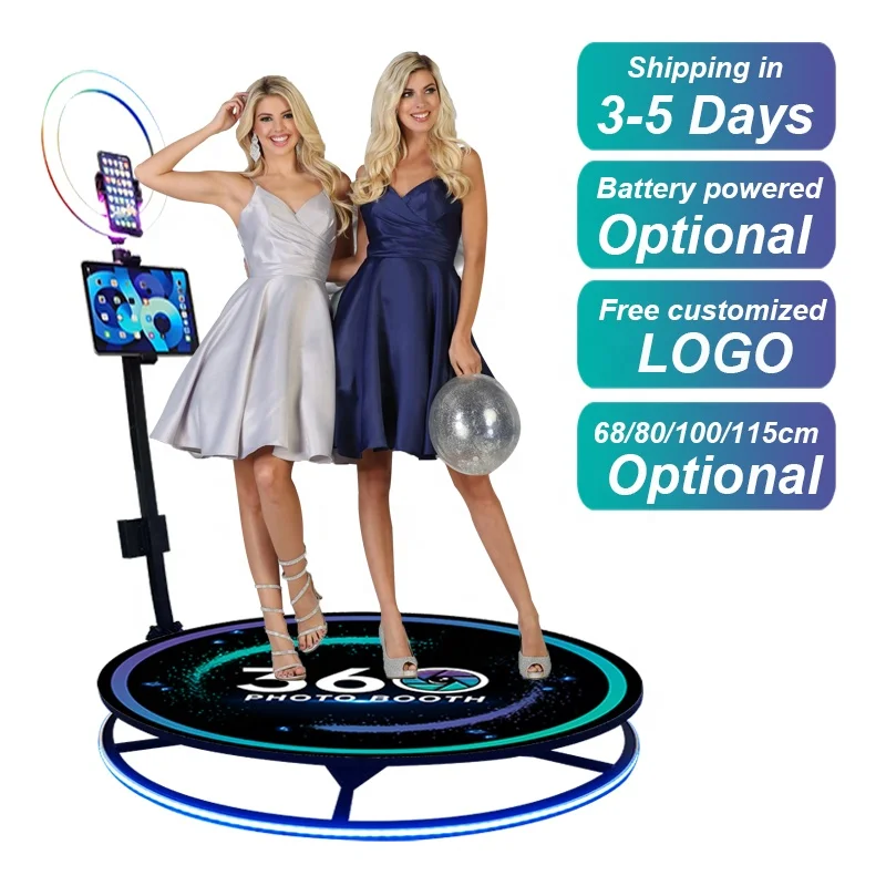 Video Camera Portable 360 Degree Photo Booth Wireless Automatic Rotating Selfie Wedding Business Photobooth Slow Motion Platform
Video Camera Portable 360 Degree Photo Booth Wireless Automatic Rotating Selfie Wedding Business Photobooth Slow Motion Platform
