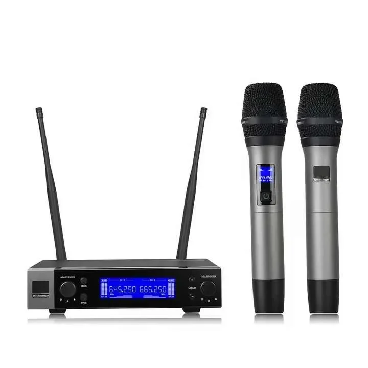 VM200 Metal Dynamic Mic For Karaoke Vocal Microfone 2 Channel Wireless Microphone EW135G4 SKM9000 Handheld Dynamic Mic
VM200 Metal Dynamic Mic For Karaoke Vocal Microfone 2 Channel Wireless Microphone EW135G4 SKM9000 Handheld Dynamic Mic