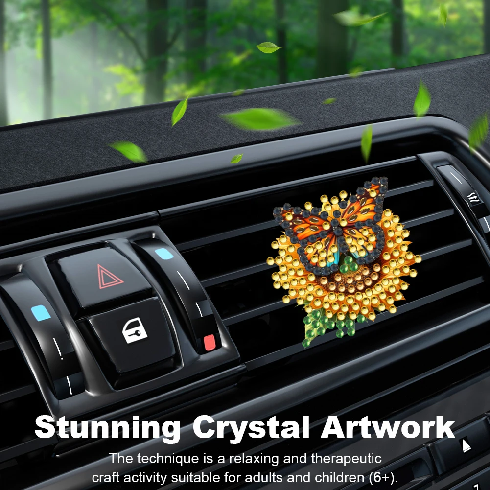 12pcs Diamond Painting Car Aromatherapy Vent Clip for Car Interior Decor
12pcs Diamond Painting Car Aromatherapy Vent Clip for Car Interior Decor