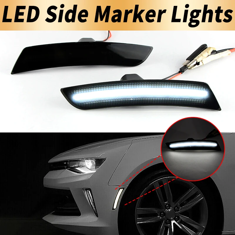2PCS LED Side Marker Light Canbus For Chevrolet Camaro 2016-2020 For Cadillac CTS 2014-2018 ATS 2015-2018 White Turn Signal Lamp
2PCS LED Side Marker Light Canbus For Chevrolet Camaro 2016-2020 For Cadillac CTS 2014-2018 ATS 2015-2018 White Turn Signal Lamp