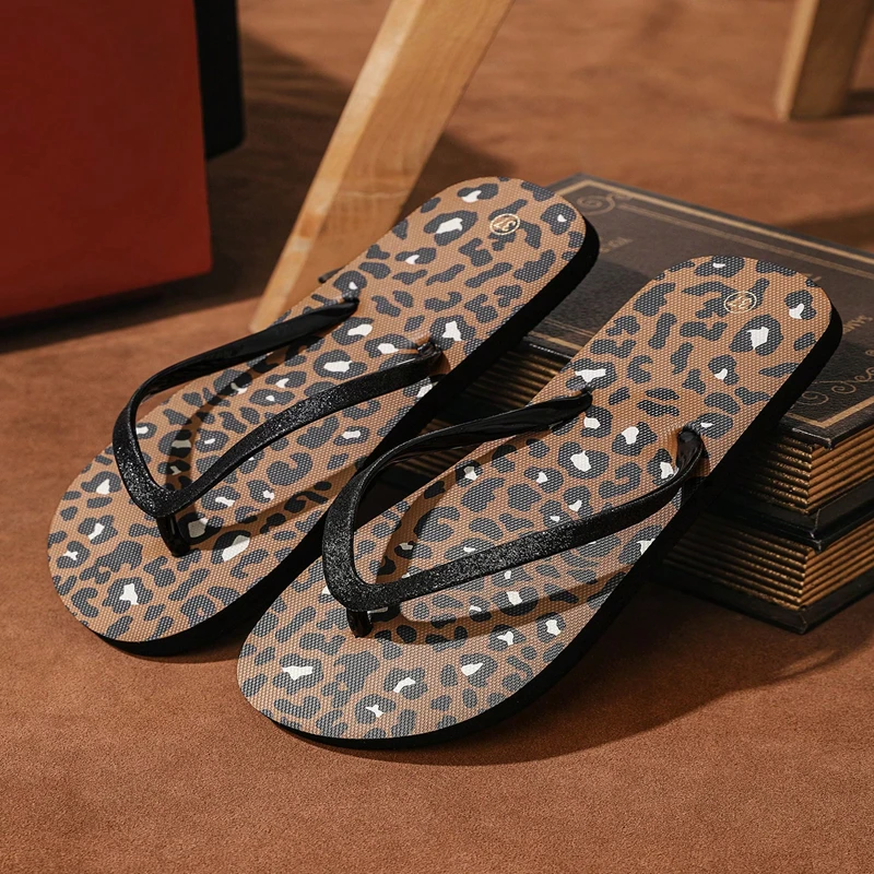 Leopard Print Flip Flops Outdoor Wear Non-slip Soft Elastic Plus Size Water Beach Slippers
Leopard Print Flip Flops Outdoor Wear Non-slip Soft Elastic Plus Size Water Beach Slippers