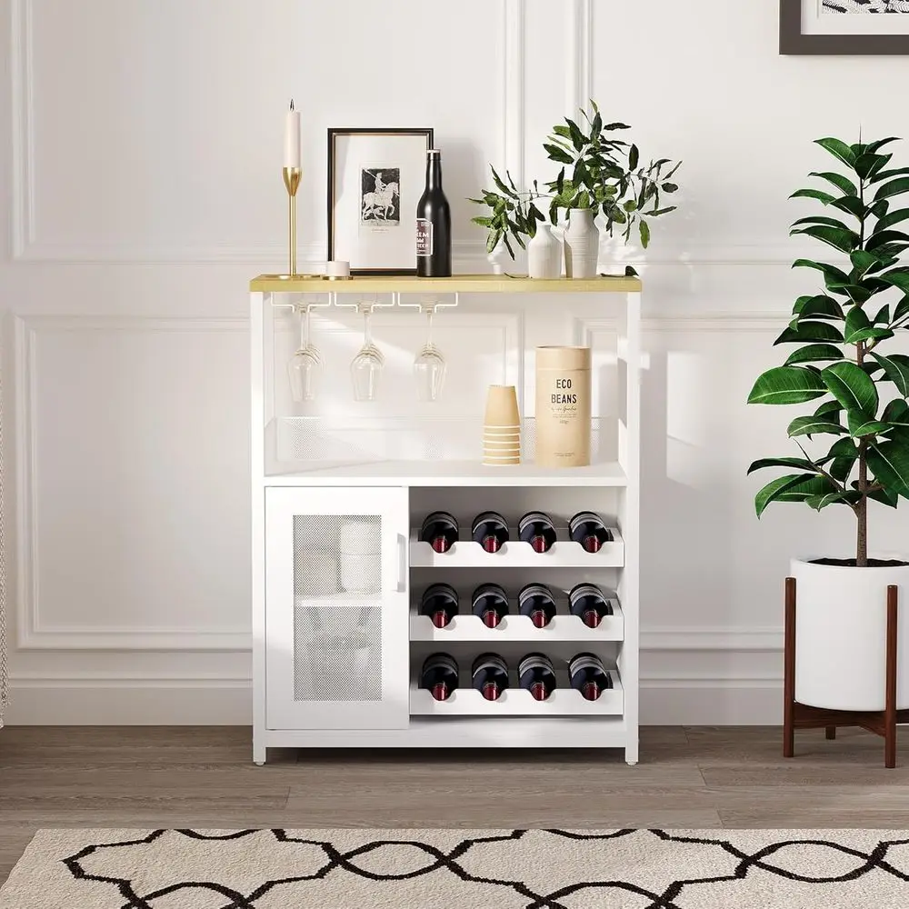Adjustable Shelf Wine Bar Cabinet, 36 Tall Wooden Wine Rack for Home, Kitchen, Dining, Living Room - Retro Style
Adjustable Shelf Wine Bar Cabinet, 36 Tall Wooden Wine Rack for Home, Kitchen, Dining, Living Room - Retro Style