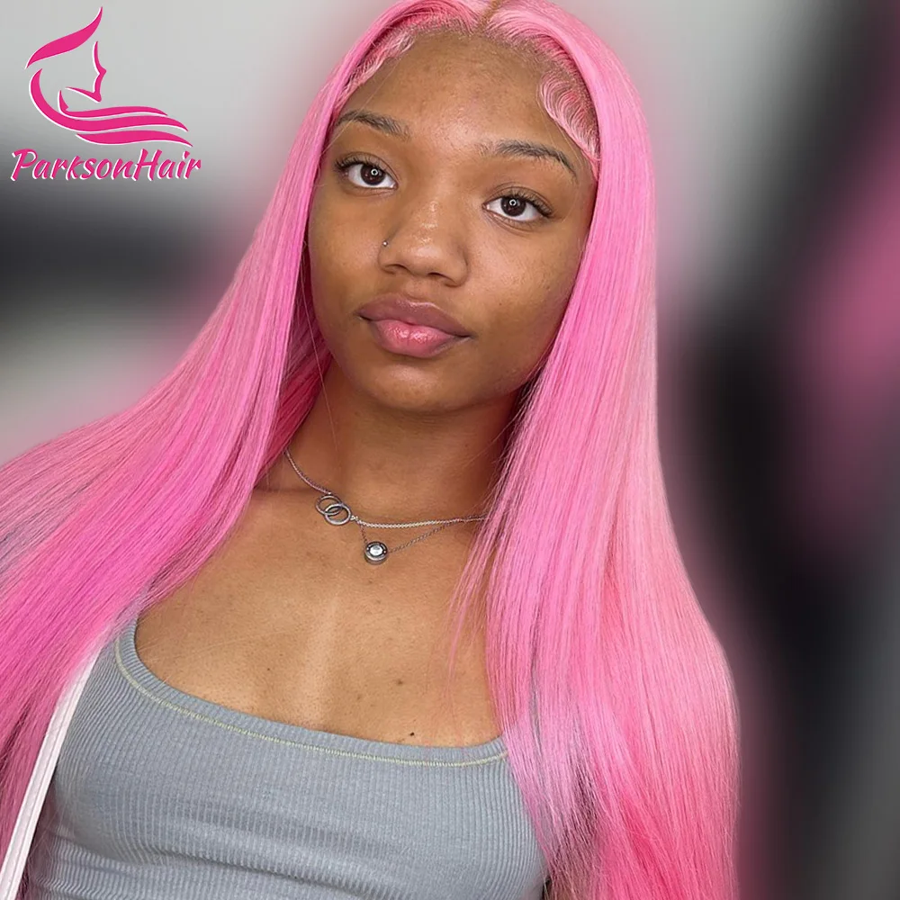 Pink 13X6 HD Transparent Blonde Colored Lace Front Human Hair Wig Pre-Plucking Bone Straight 13X4 Lace Frontal Wigs For Women
Pink 13X6 HD Transparent Blonde Colored Lace Front Human Hair Wig Pre-Plucking Bone Straight 13X4 Lace Frontal Wigs For Women