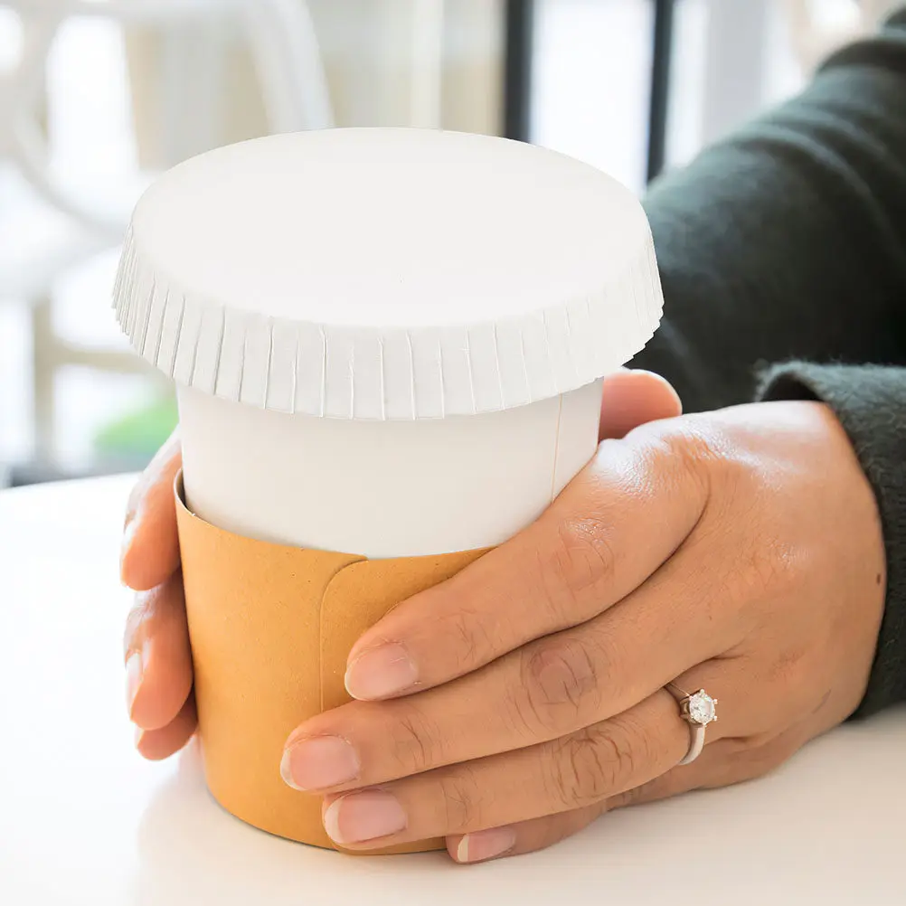 150Pcs Paper Cup Covers Disposable Stackable Paper Lids for Coffee Tea Drinks Dustproof Cup Lids Color Sand for Crafts
150Pcs Paper Cup Covers Disposable Stackable Paper Lids for Coffee Tea Drinks Dustproof Cup Lids Color Sand for Crafts