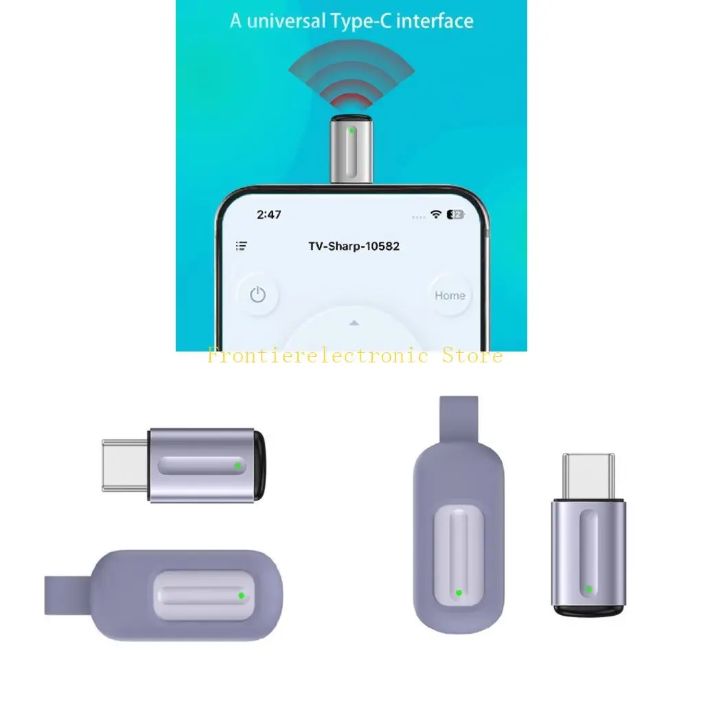 G8DB Universal Type C Ultrared Adapter Transmitter для телефонов для управления домашними устройствами
G8DB Universal Type C Ultrared Adapter Transmitter для телефонов для управления домашними устройствами