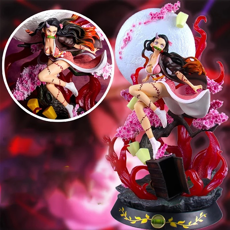 31cm PVC Demon Slayer Nezuko Statue Figure Model Toy Anime Kimetsu no Yaiba Figurine Nezuko Tanjirou Toys Christmas gifts
31cm PVC Demon Slayer Nezuko Statue Figure Model Toy Anime Kimetsu no Yaiba Figurine Nezuko Tanjirou Toys Christmas gifts
