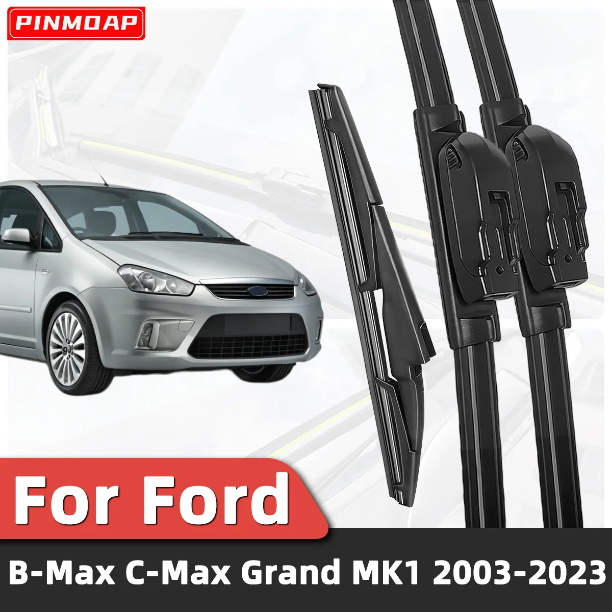 3PCS Front Rear Wiper Blades Fit For Ford B-Max C-Max Grand MK1 2003-2023 Car Premium Quiet Streak-Free Durable Auto Accessories
3PCS Front Rear Wiper Blades Fit For Ford B-Max C-Max Grand MK1 2003-2023 Car Premium Quiet Streak-Free Durable Auto Accessories