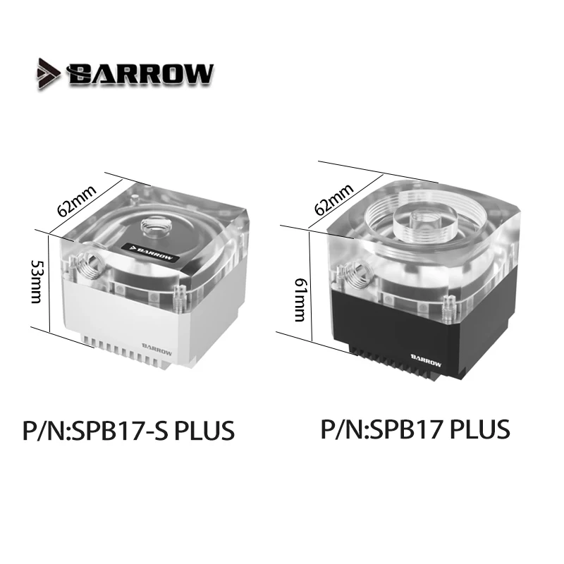 Barrow 17W DDC Pump Core Maximum Flow Lift 5.5 Meters 4000RPM 960L/H PWM Speed Control Support Combo Water Tank SPB17 PLUS
Barrow 17W DDC Pump Core Maximum Flow Lift 5.5 Meters 4000RPM 960L/H PWM Speed Control Support Combo Water Tank SPB17 PLUS