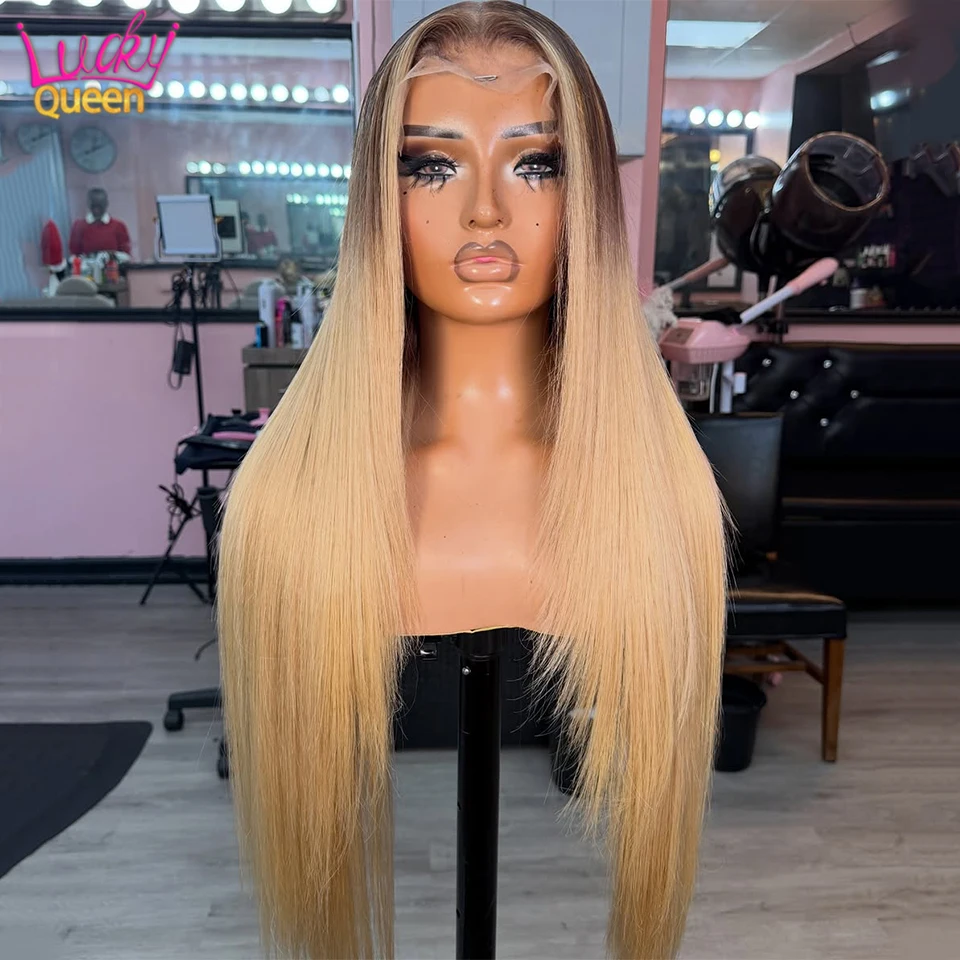 Real Human Hair wig Ombre Blonde 13x6 13x4 Lace Front Human Wig For Women Pre Plucked 5x5 Lace Closure Wig Straight Glueless
Real Human Hair wig Ombre Blonde 13x6 13x4 Lace Front Human Wig For Women Pre Plucked 5x5 Lace Closure Wig Straight Glueless