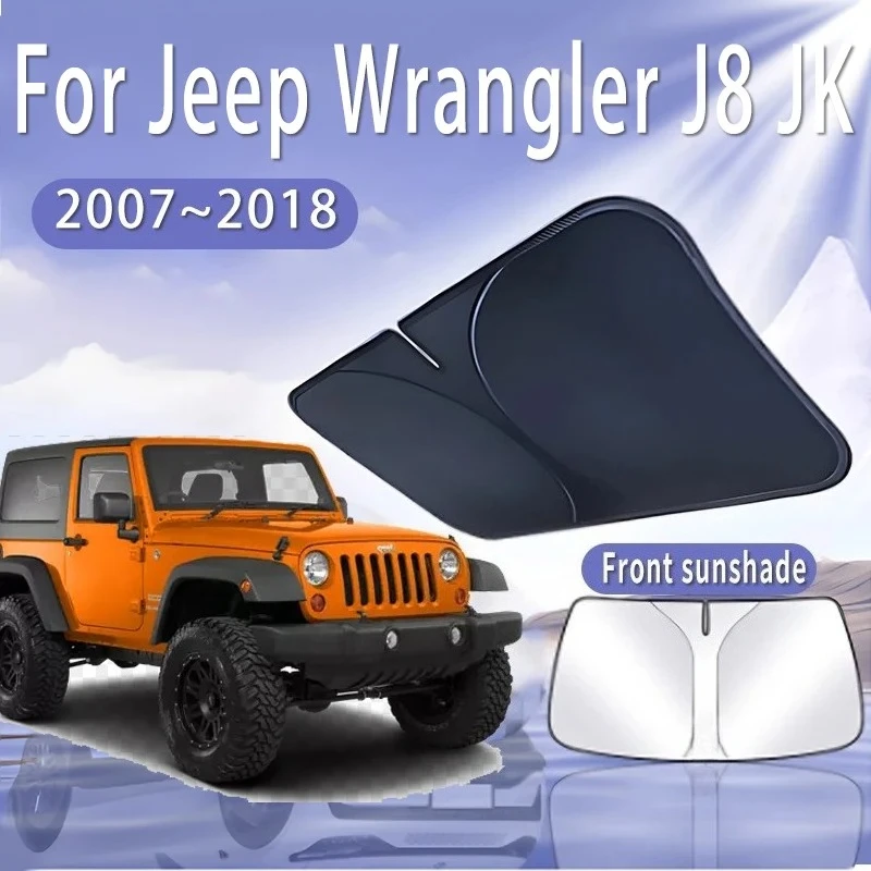 For Jeep Wrangler J8 JK 2007~2018 2015 2016 Car Sun Visor Front Windshield Sunshade Heat Insulation Summer Cooling Accessories
For Jeep Wrangler J8 JK 2007~2018 2015 2016 Car Sun Visor Front Windshield Sunshade Heat Insulation Summer Cooling Accessories