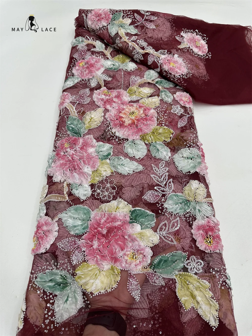 African Mesh Lace Sequins Fabric for Women Nigerian Tulle Lace Embroidered French Groom Flower Material for Wedding Dresses 2025
African Mesh Lace Sequins Fabric for Women Nigerian Tulle Lace Embroidered French Groom Flower Material for Wedding Dresses 2025