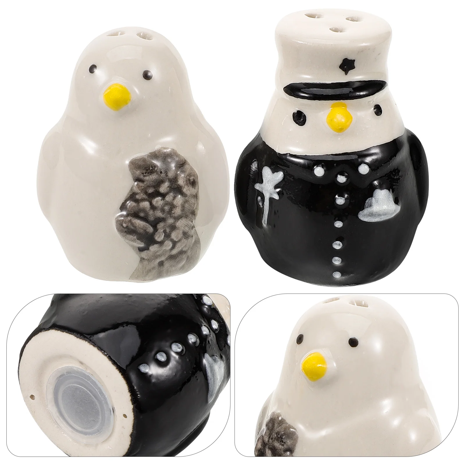2pcs Ceramic Jars Leak proof Salt Pepper Shakers Kitchen Condiment Spice Salt Storage Bottles Jars Bottles Sugar Containers
2pcs Ceramic Jars Leak proof Salt Pepper Shakers Kitchen Condiment Spice Salt Storage Bottles Jars Bottles Sugar Containers