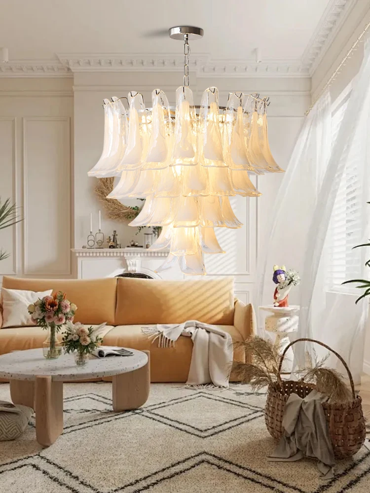 Luxury White Glass Suspension Chandelier Lights Led E14 Base, Home Decor Elegant Light Fixture Chrome/Gold
Luxury White Glass Suspension Chandelier Lights Led E14 Base, Home Decor Elegant Light Fixture Chrome/Gold
