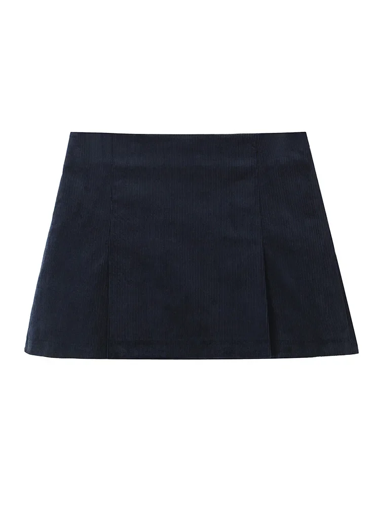 Willshela Women Fashion Navy Blue Pleated Side Zipper A-Line Mini Skirt Vintage High Waist Female Chic Lady Skirts
Willshela Women Fashion Navy Blue Pleated Side Zipper A-Line Mini Skirt Vintage High Waist Female Chic Lady Skirts