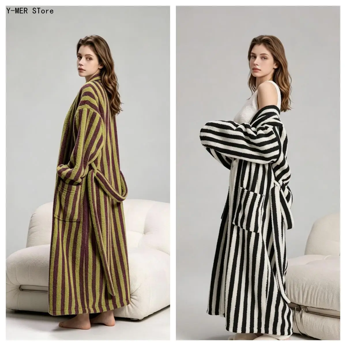 New Winter Thick Beauty Fleece Bathrobe Extra Long Couple Robes Men Women Coral Fleece Oversized Sleepwear Loungewear Pajamas
New Winter Thick Beauty Fleece Bathrobe Extra Long Couple Robes Men Women Coral Fleece Oversized Sleepwear Loungewear Pajamas