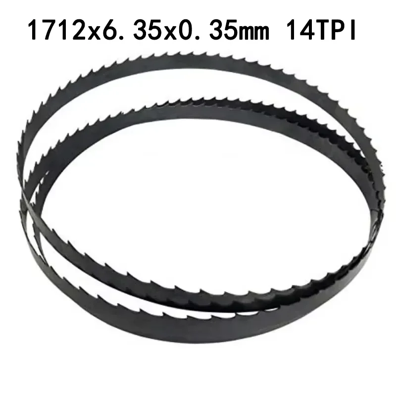 Bandsaw 1712mm Band Saw Blade 1712 6.35 0.35 14T TPI for Metabo BAS 260/261 Hardwood Cork Non-ferrous Metal Plastic
Bandsaw 1712mm Band Saw Blade 1712 6.35 0.35 14T TPI for Metabo BAS 260/261 Hardwood Cork Non-ferrous Metal Plastic