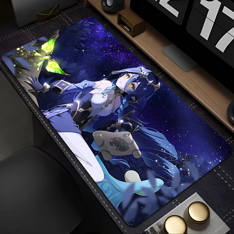 Anime Mousepad Laptop Office Cabinet Keyboard Pad Desk Mat Large Mouse Pad Non-slip Rubber G-genshin Impact Layla Extended Pad
Anime Mousepad Laptop Office Cabinet Keyboard Pad Desk Mat Large Mouse Pad Non-slip Rubber G-genshin Impact Layla Extended Pad
