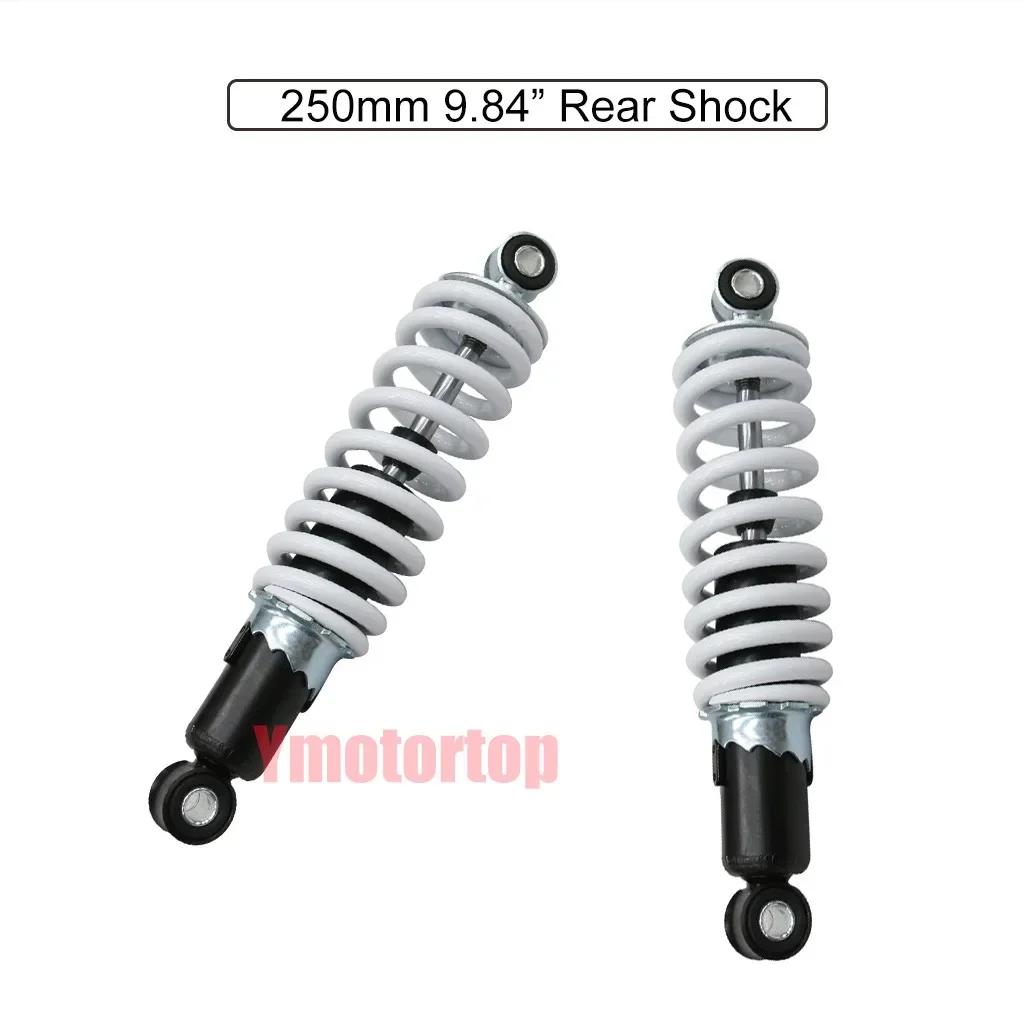 2 шт., 250 мм, 700 фунтов, задний пружинный амортизатор, нагрузка 400 фунтов для 100cc 125cc Dirt Bike ATV Quad
2 шт., 250 мм, 700 фунтов, задний пружинный амортизатор, нагрузка 400 фунтов для 100cc 125cc Dirt Bike ATV Quad