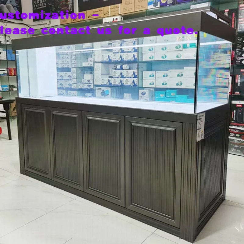 custom.Factory Custom Big Ultra White Glass Fish Aquarium Aluminum Base Cabinet Large Fish
custom.Factory Custom Big Ultra White Glass Fish Aquarium Aluminum Base Cabinet Large Fish