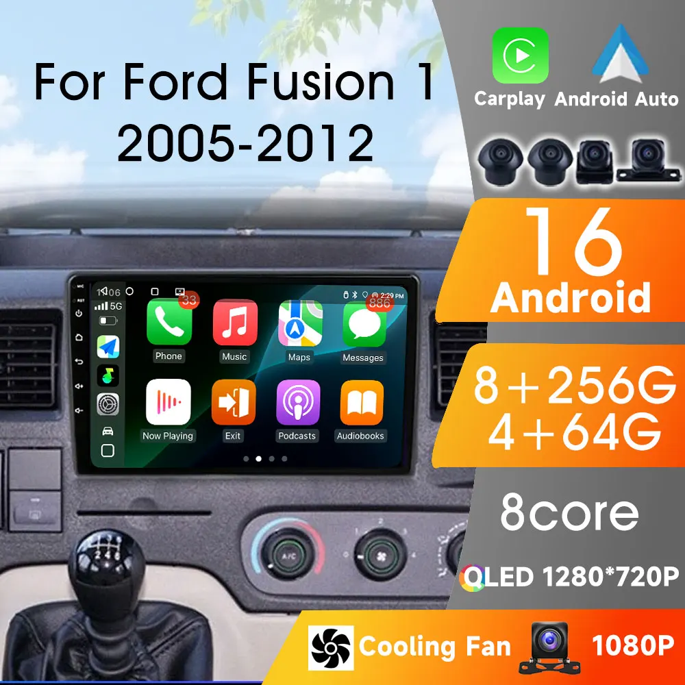 Autoradio For Ford Fusion 1 2005-2012 Android 16 Player Bluetooth Multimedia Player 2Din Android 8Core Video Stereo Subwoofer
Autoradio For Ford Fusion 1 2005-2012 Android 16 Player Bluetooth Multimedia Player 2Din Android 8Core Video Stereo Subwoofer