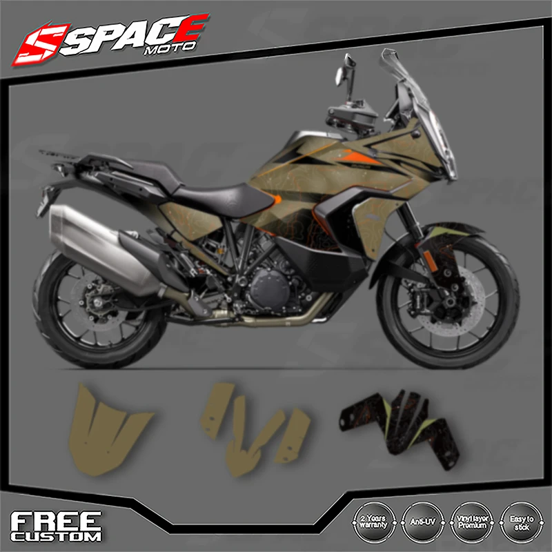 SPACE Custom Motorcycle Graphics For KTM 2021 2022 2023 ADV 790 1290 R S Decal Stickers Kits 006
SPACE Custom Motorcycle Graphics For KTM 2021 2022 2023 ADV 790 1290 R S Decal Stickers Kits 006