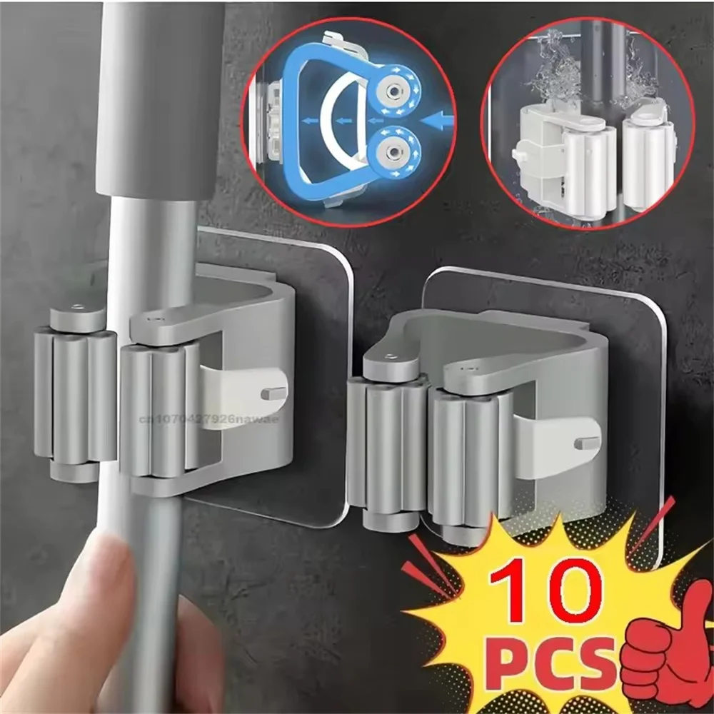 Wall Broom Hook Kitchen Accessories Self-adhesive Mop Holder Broom Stand Wall Mounted Shampoo Holder Sweeping Brush Hook
Wall Broom Hook Kitchen Accessories Self-adhesive Mop Holder Broom Stand Wall Mounted Shampoo Holder Sweeping Brush Hook