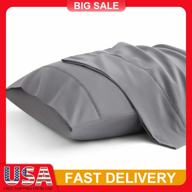 2Pack Lightweight Super Soft Easy Care Polyester Microfiber Pillowcase Shrinkage and Fade Resistant Pillow Covers 
2Pack Lightweight Super Soft Easy Care Polyester Microfiber Pillowcase Shrinkage and Fade Resistant Pillow Covers